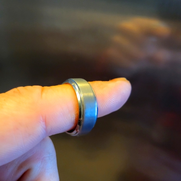 Tungsten carbide mens wedding band - Picture 1 of 1